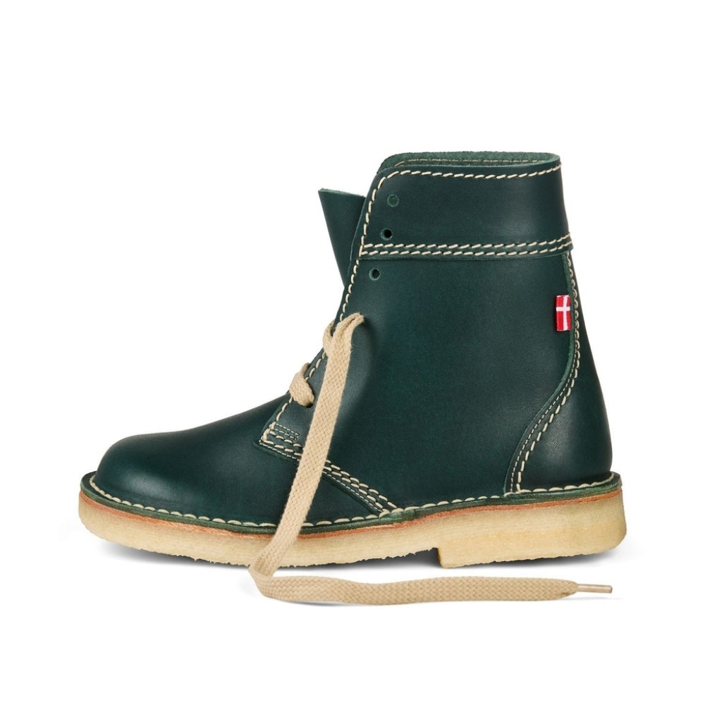 NWT Duckfeet Fabörg Green Leather Boots